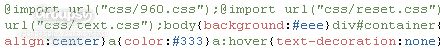 CSS Compression