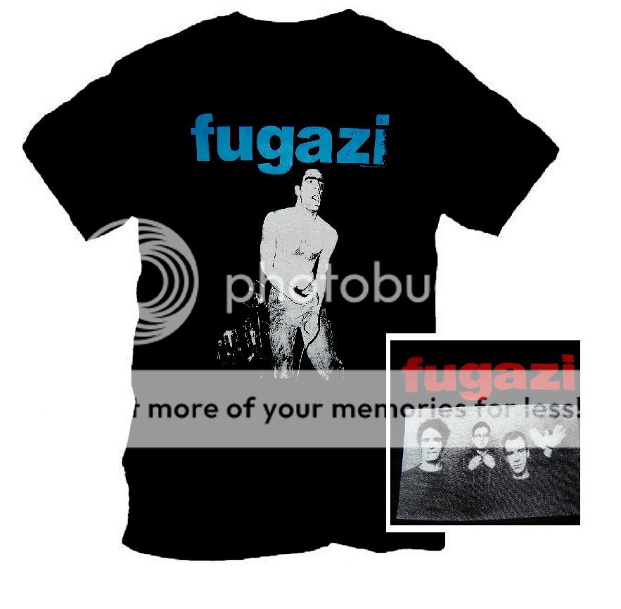 FUGAZI Live Mens Band TShirt Size XL eBay